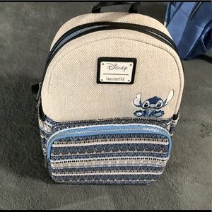 Loungefly “Stitch woven backpack”